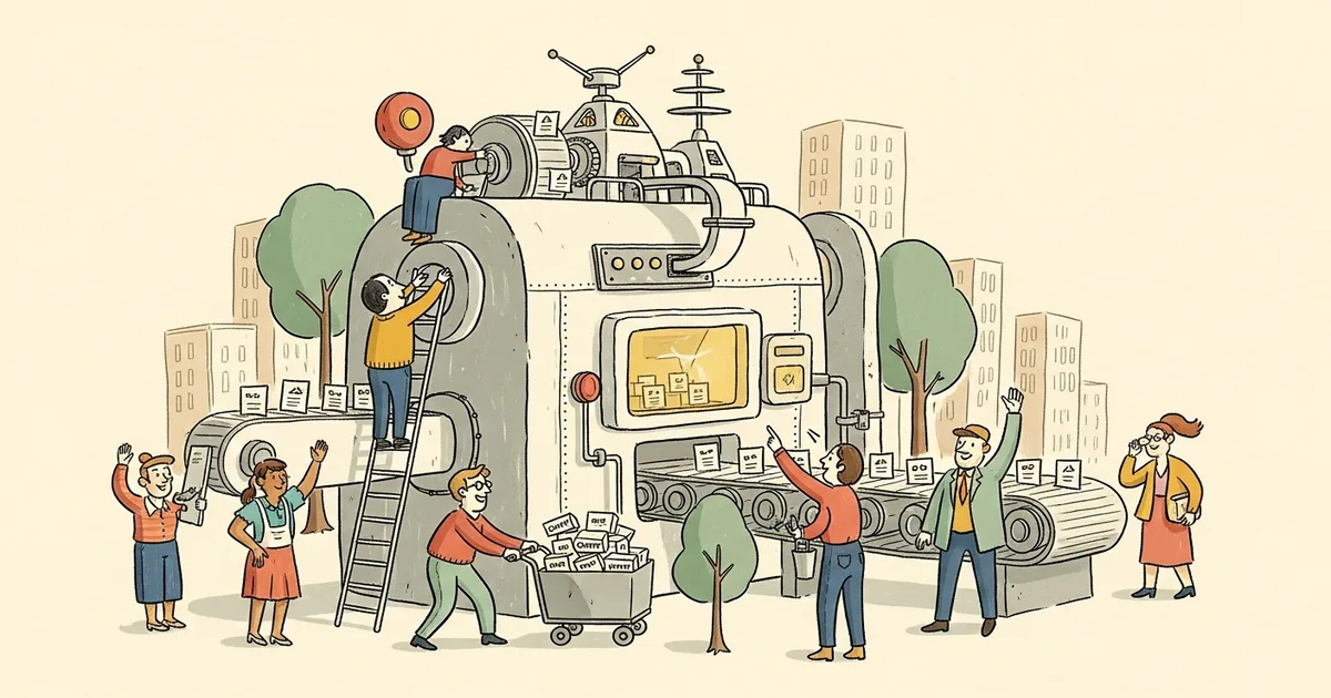 Editorial illustration for: I Built an AI Content Machine That Runs 24/7 and Costs $0/Month — The Full Self-Hosted Stack