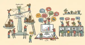 Editorial illustration for: ShapE-GRPO: Shapley-Enhanced Reward Allocation for Multi-Candidate LLM Training