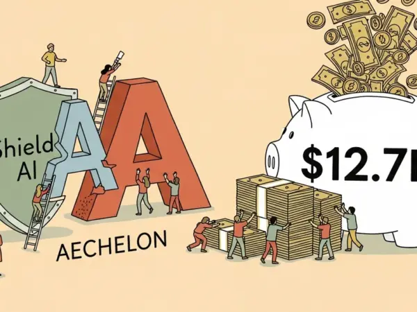 Editorial illustration for: Shield AI to Acquire Aechelon, Raises $2B at $12.7B Valuation