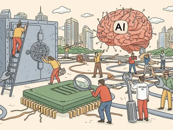 Editorial illustration for: Singapore Orders Banks to Fix Cybersecurity Gaps Amid Mythos AI Concerns