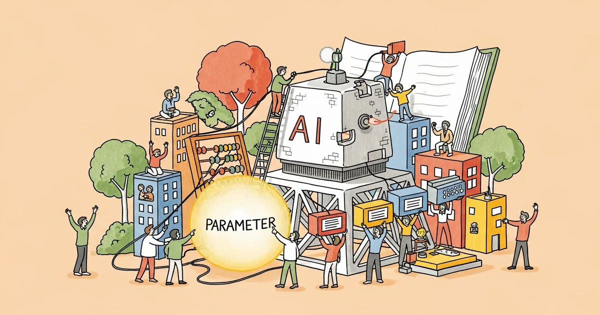 Editorial illustration for: SoftBank Unites Eight Japanese Corporations to Build Trillion-Parameter AI Model