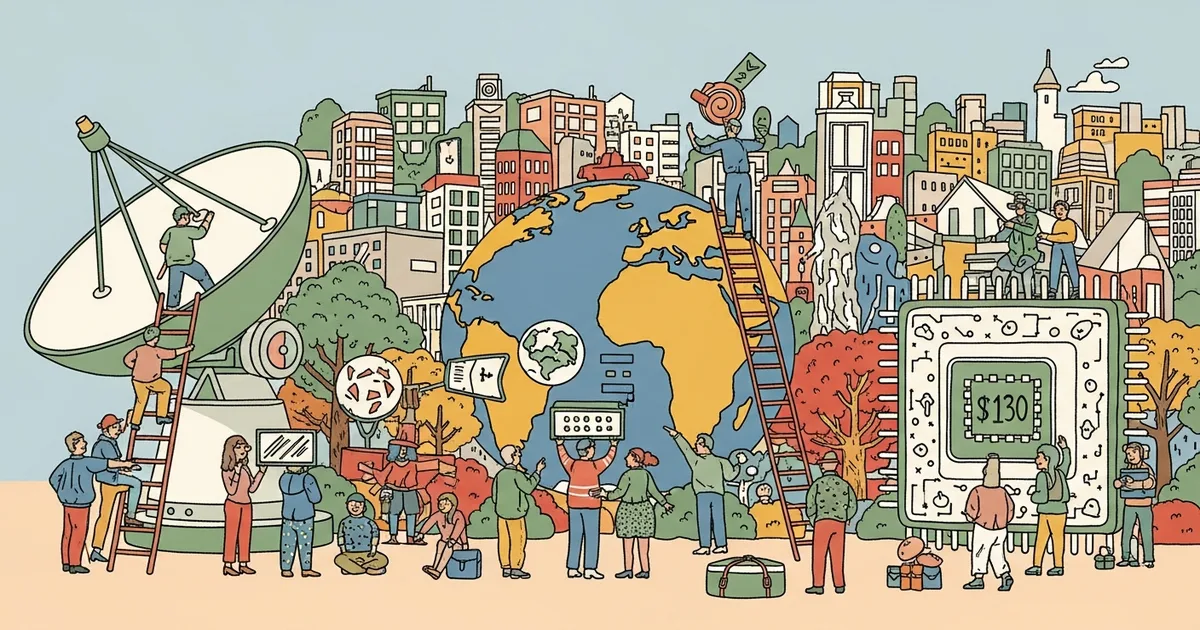 Editorial illustration for: Spain's Xoople Closes $130M Series B for Enterprise Earth-Observation AI