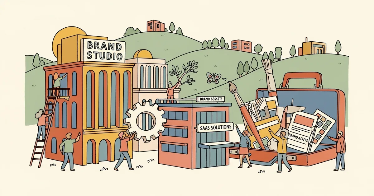 Editorial illustration for: Stability AI Pivots From Open-Source to Enterprise SaaS With Brand Studio