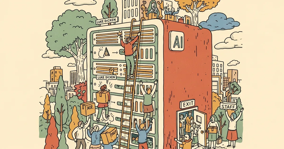 Editorial illustration for: Take-Two Lays Off Head of AI Division Luke Dicken and Multiple Staff Members