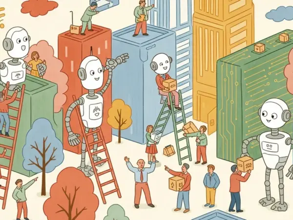 Editorial illustration for: 78,557 Tech Workers Lost Their Jobs in Q1 2026 — Nearly Half Replaced by AI [Sam Altman Says It's