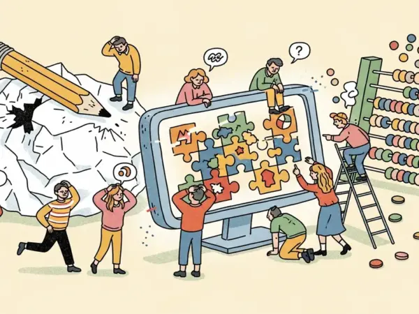 Editorial illustration for: Ten Minutes With AI Measurably Reduces Problem-Solving Performance, Controlled Study Finds