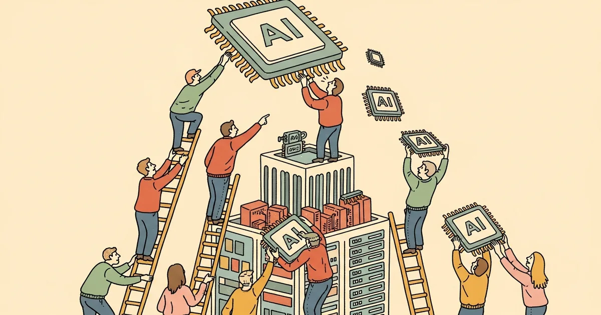 Editorial illustration for: Tesla Discloses $2 Billion AI Hardware Purchase in Single-Sentence Filing Note