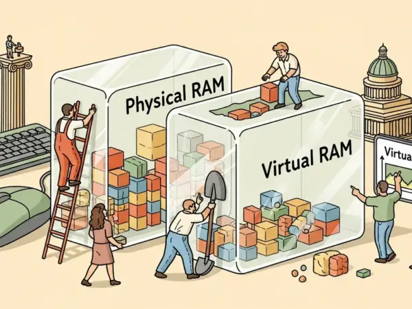 Editorial illustration for: Testing Virtual RAM on Windows 11: Performance Numbers Show Limits as Physical RAM Alternative