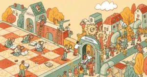 Editorial illustration for: Tracking vs. Deciding: The Dual-Capability Bottleneck in Searchless Chess Transformers