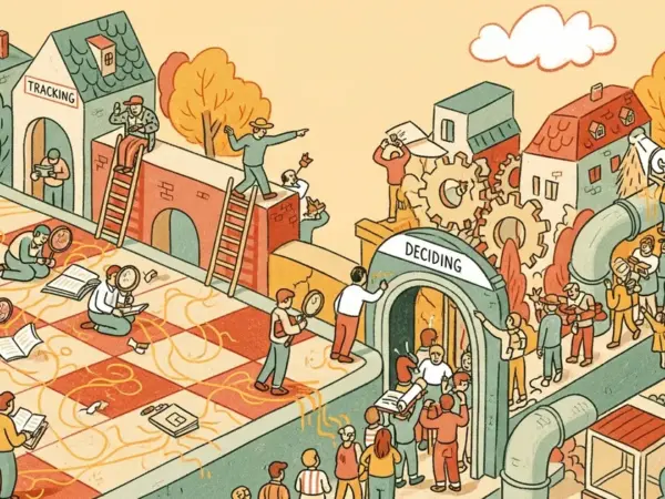 Editorial illustration for: Tracking vs. Deciding: The Dual-Capability Bottleneck in Searchless Chess Transformers