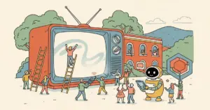 Editorial illustration for: Tubi Launches Native ChatGPT App, First Streamer to Do So