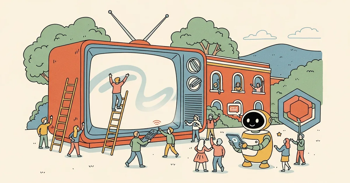 Editorial illustration for: Tubi Launches Native ChatGPT App, First Streamer to Do So