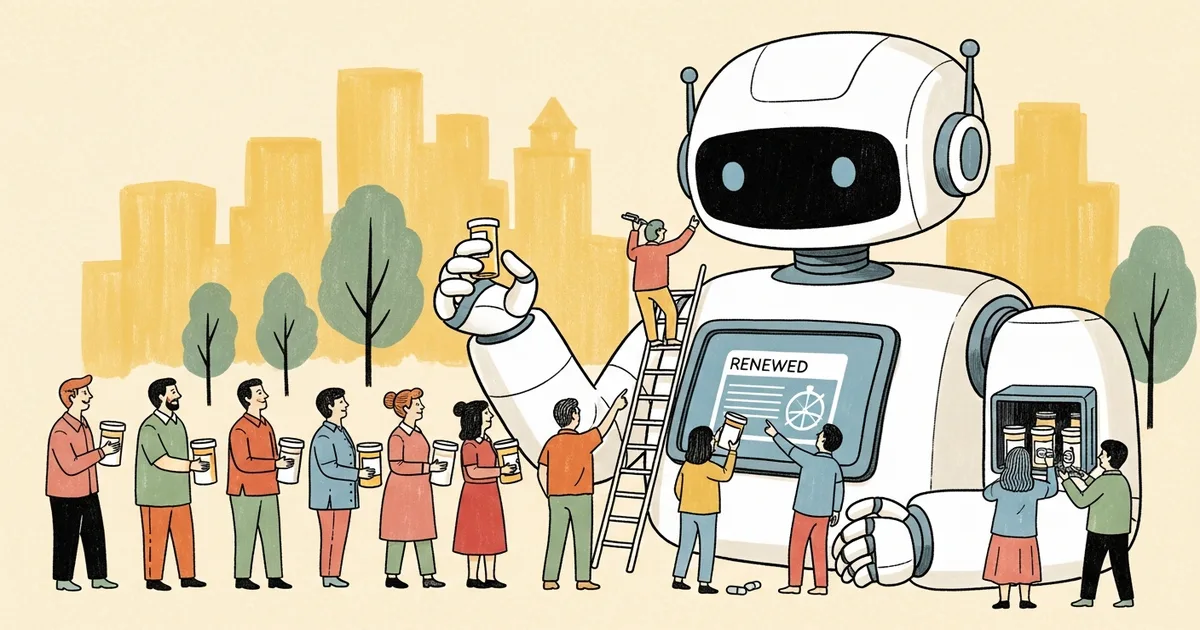 Utah Becomes First State to Let AI Renew Prescriptions Without a Doctor