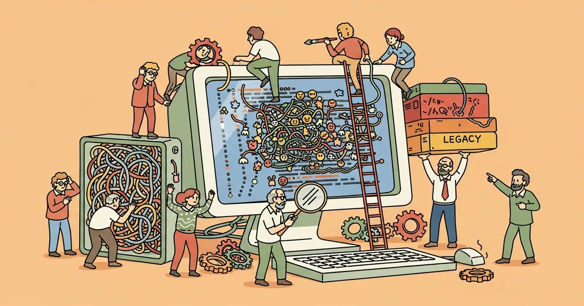 Editorial illustration for: Vibe Coding Is Making Senior Developers Slower — The Study Nobody Wants to Talk About