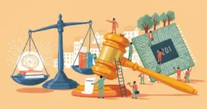 Editorial illustration for: xAI Sues Colorado to Block AI Anti-Discrimination Law Covering Employment Decisions