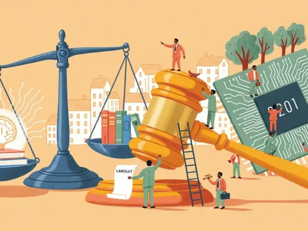 Editorial illustration for: xAI Sues Colorado to Block AI Anti-Discrimination Law Covering Employment Decisions