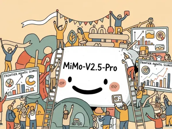 Editorial illustration for: Xiaomi's MiMo-V2.5-Pro Claims Frontier Agentic Scores, Available via API