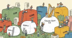 Editorial illustration for: YC-Bench Puts 12 LLMs in Charge of Running a Startup: GLM-5 Nearly Matches Claude Opus 4.6 at 11x