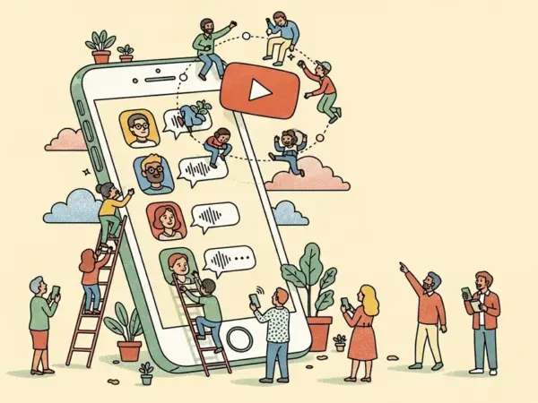 Editorial illustration for: YouTube Launches AI Avatar Feature for Shorts Using Users' Voice and Likeness