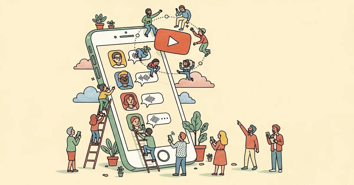 Editorial illustration for: YouTube Launches AI Avatar Feature for Shorts Using Users' Voice and Likeness