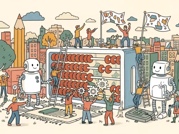 Editorial illustration for: Z.AI Releases GLM-5.1: 754B Open-Weight Model Claims SWE-Bench Pro Lead