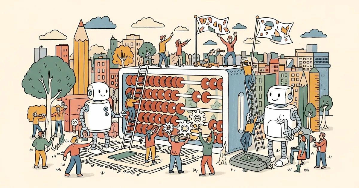 Editorial illustration for: Z.AI Releases GLM-5.1: 754B Open-Weight Model Claims SWE-Bench Pro Lead