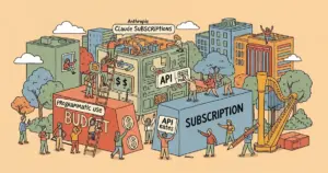 Editorial illustration for: Anthropic Splits Claude Subscriptions: Programmatic Use Gets Separate Budget at Full API Rates