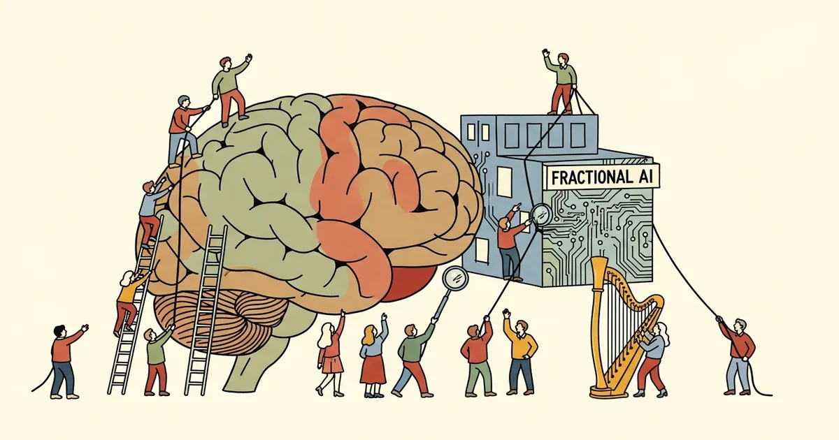 Editorial illustration for: Anthropic's Consulting Venture Makes First Acquisition — Buys Fractional AI