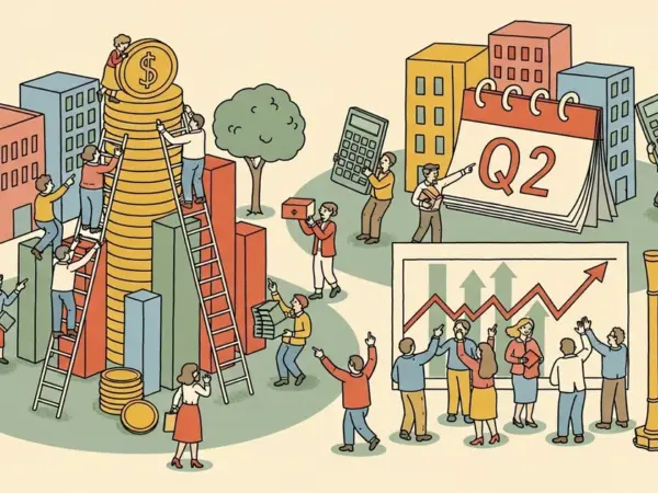 Editorial illustration for: Anthropic Tells Investors It Will Hit First Profitable Quarter at $10.9B Q2 Revenue