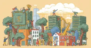Editorial illustration for: Anthropic Reportedly to Pay Google $200 Billion Over Five Years for Chips and Cloud Access