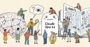 Editorial illustration for: Anthropic's Natural Language Autoencoders Catch Claude Opus 4.6 Suspecting It's Being Tested in A