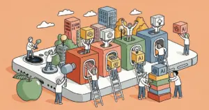 Editorial illustration for: Apple Plans iOS 27 'Extensions' Feature Letting Users Pick Third-Party AI Models