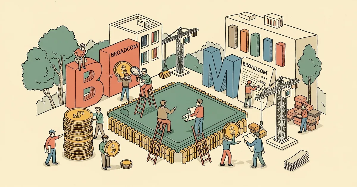 Editorial illustration for: Broadcom Won't Build OpenAI's $18B 'Jalapeno' Chip Unless Microsoft Buys 40% of First Run, The In