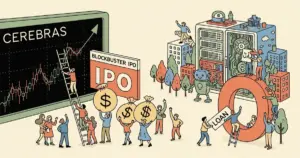 Editorial illustration for: Cerebras Targets $26.6B Market Cap in Blockbuster IPO; OpenAI Holds $1B Loan Convertible to 33M S