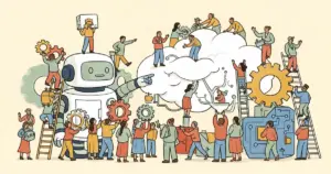 Editorial illustration for: Cloudflare to Cut 1,100 Jobs (≈20% of Workforce) in Move to AI-First Operating Model