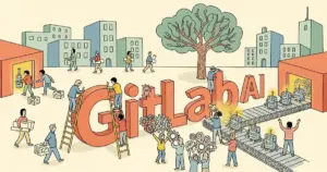 Editorial illustration for: GitLab Cuts Staff and Reallocates Capital to Agentic-AI Push