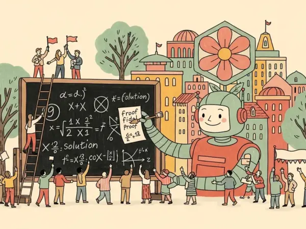 Editorial illustration for: Google AlphaProof Nexus Solves 9 Erdős Problems After OpenAI's One