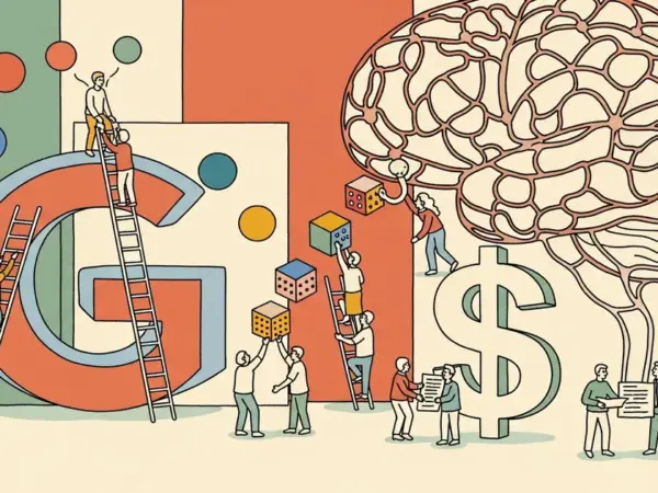 Editorial illustration for: Google Hires Staff from Bezos-Backed Contextual AI in Licensing Deal