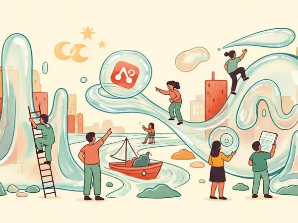Editorial illustration for: Google Gemini App Redesign Surfaces in iOS Limited Rollout, Heavily Leverages Liquid Glass