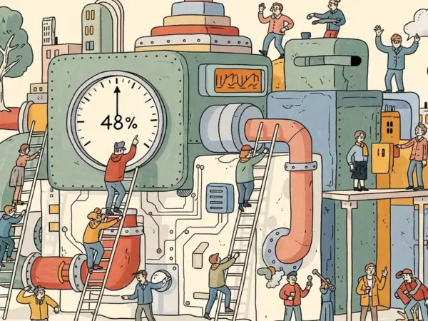 Editorial illustration for: ITBench-AA: Frontier Models Score Below 50% on Agentic SRE Tasks