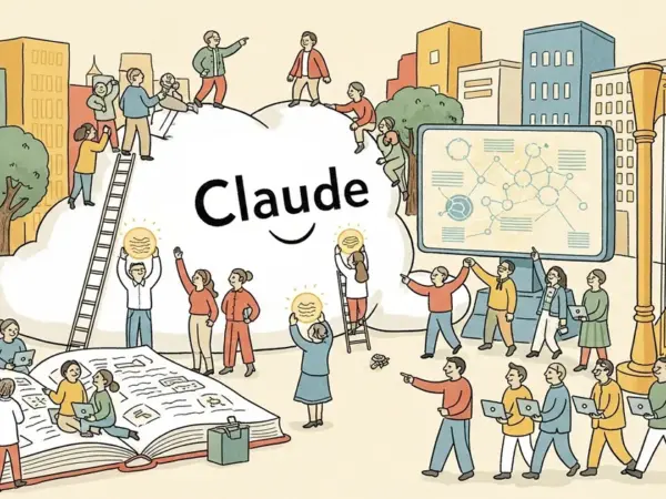 Editorial illustration for: KPMG Rolls Out Claude to 276,000-Person Global Workforce