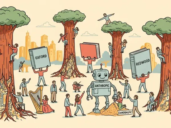 Editorial illustration for: MATS, Redwood, Oxford, and Anthropic Find SFT+RL Combo Recovers 88-99% of AI Capability After San