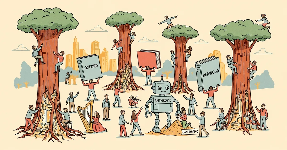 Editorial illustration for: MATS, Redwood, Oxford, and Anthropic Find SFT+RL Combo Recovers 88-99% of AI Capability After San