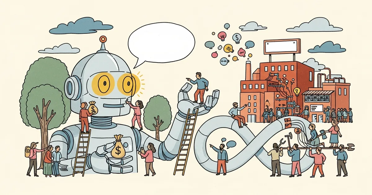 Editorial illustration for: Meta to Sell AI Chatbot Subscriptions to Offset AI Capex