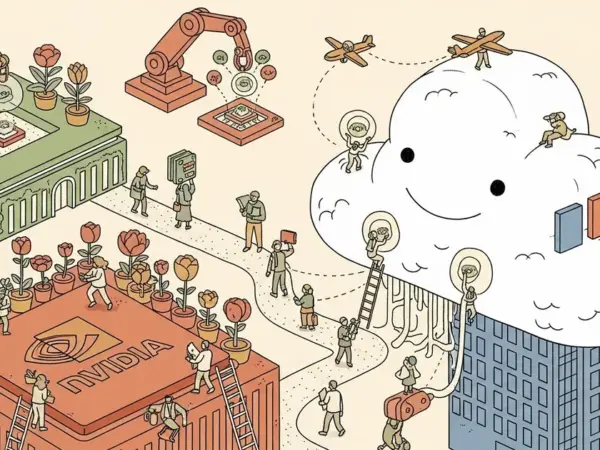 Editorial illustration for: Microsoft and Nvidia Team Up on AI Agent PCs Beyond Copilot+