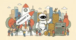 Editorial illustration for: Moonshot AI, Maker of Kimi, Hits $20 Billion Valuation in Meituan-Led Round