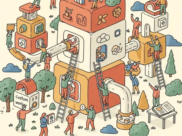 Editorial illustration for: Notion Becomes AI Agent Hub with Custom Workers, External Agent Connectors