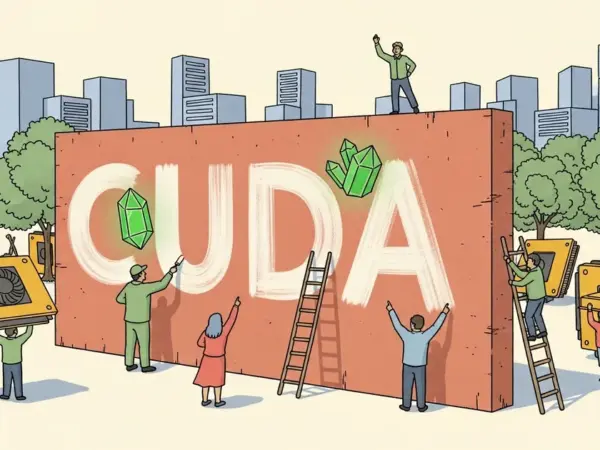 Editorial illustration for: Why CUDA, Not Hardware, Is Nvidia's Real Competitive Moat
