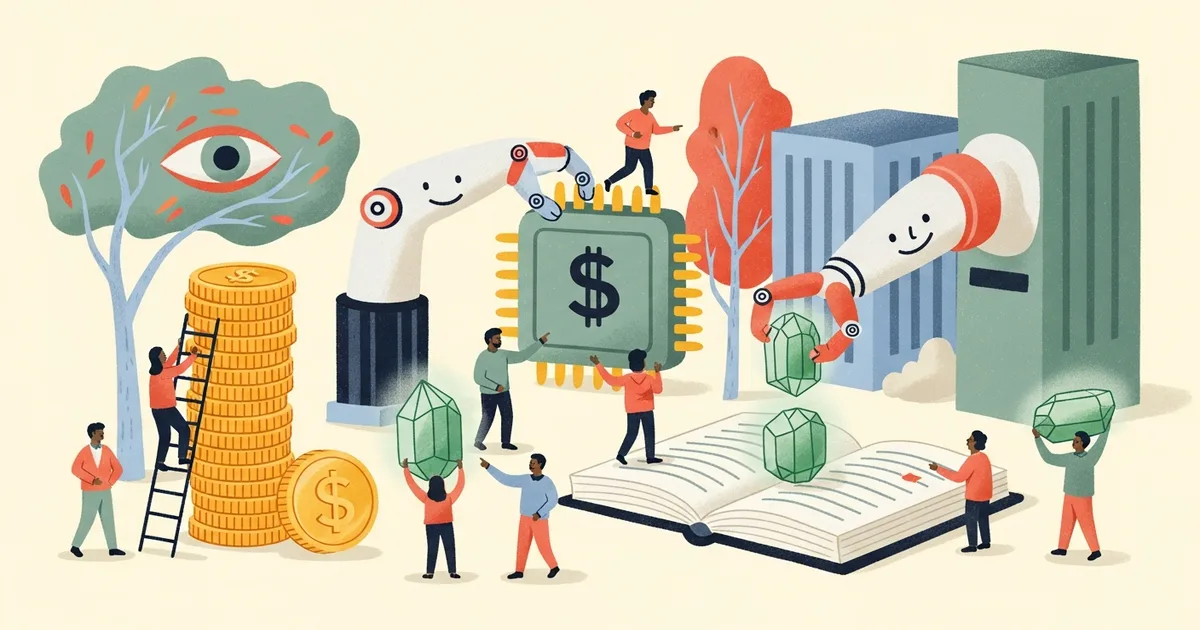 Editorial illustration for: Nvidia Has Committed Over $40 Billion in AI Equity Deals in 2026 So Far, CNBC Reports