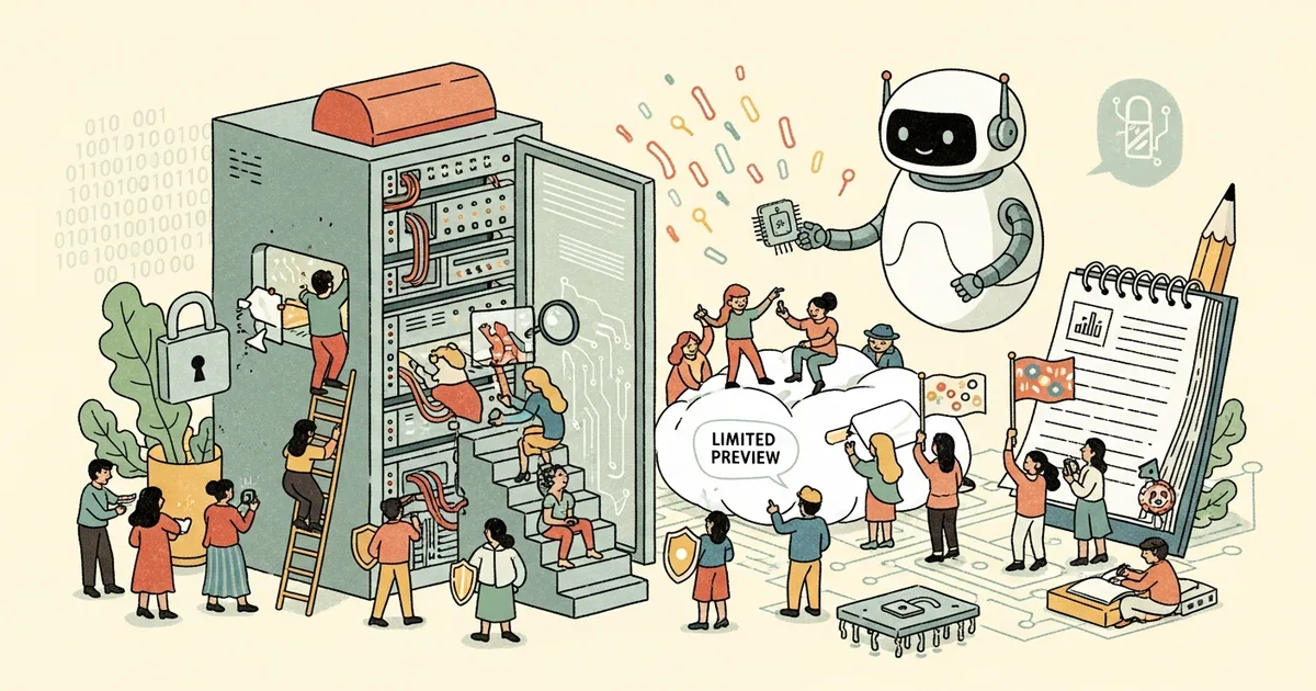 Editorial illustration for: OpenAI Releases GPT-5.5-Cyber in Limited Preview With Tiered Trusted Access for Cyber Defenders